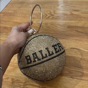 Baller Gold and Black Women's Bag